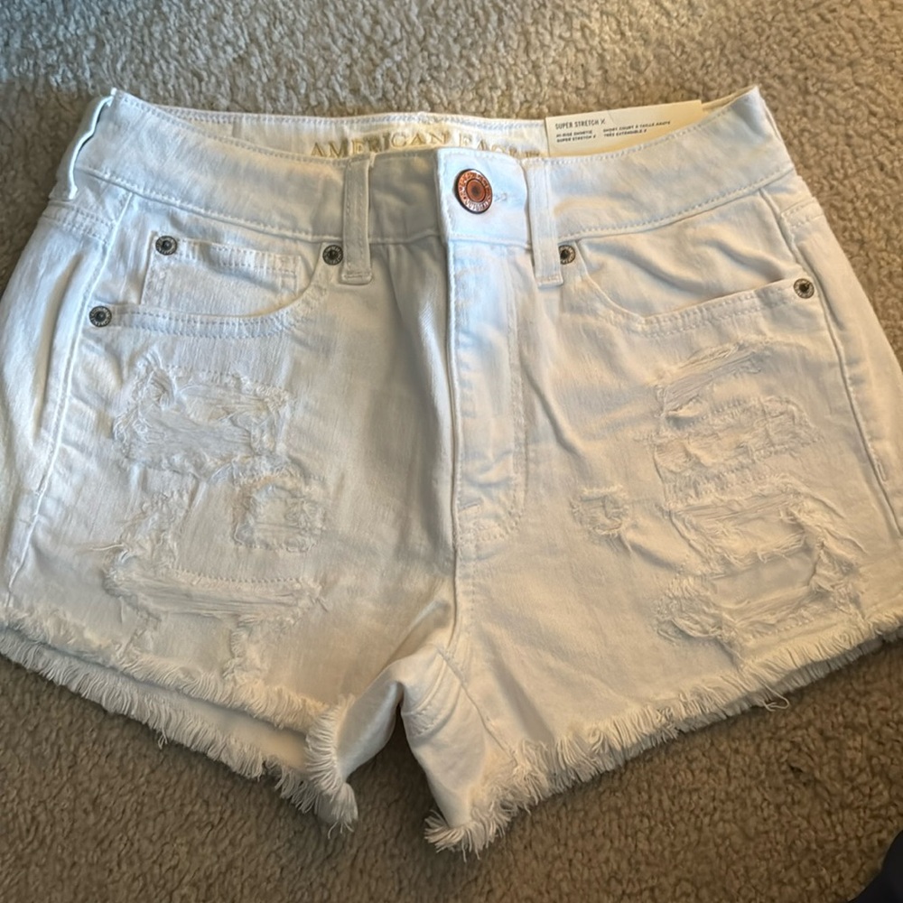 American Eagle hi rise shorties -new w/tag-size 4
